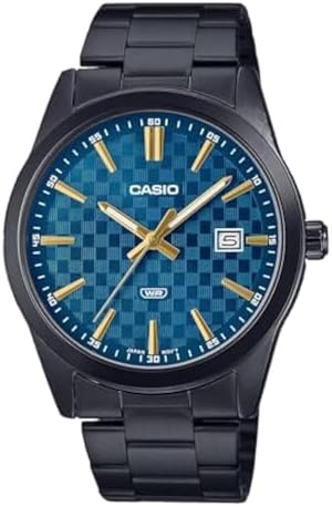 Amazon.com: Casio MTP-VT01B-2B Men's Minimalistic Black IP