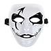 Fashion Hip-hop Style Mask for Halloween Party - Black + White