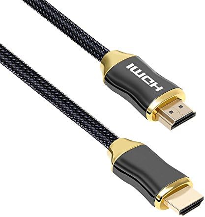 HDMI Cable 10 FT/3M ,TOPEREK High Speed 18Gbps Supports 4K 2160p, HD 1080p, 3D, Ethernet - 28AWG Nylon Braided for HDTV, Xbox, Blue-ray player, PS3, PS4, PC, Apple TV