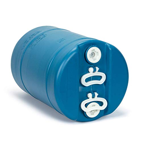 15 Gallon Emergency Water Storage Barrel - 2 Tanks - Preparedness Supply - Water Tank Drum Container - Portable, Reusable, BPA Free, Food Grade Plastic - Thumbnail 4