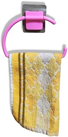 Hojo Bathroom Kitchen Napkin Toilet Paper Holder Towel Hanger Rack Self Adhesive Pack of 3(Multicolor)
