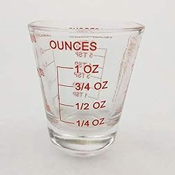 Shot Glass Measure Cup - Acrylic- Incremental