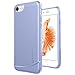LUVVITT [Sleek Armor] Slim Shock Absorbing Flexible Back Cover TPU Rubber Case for Apple iPhone 7 / iPhone 8 / iPhone SE - Violet