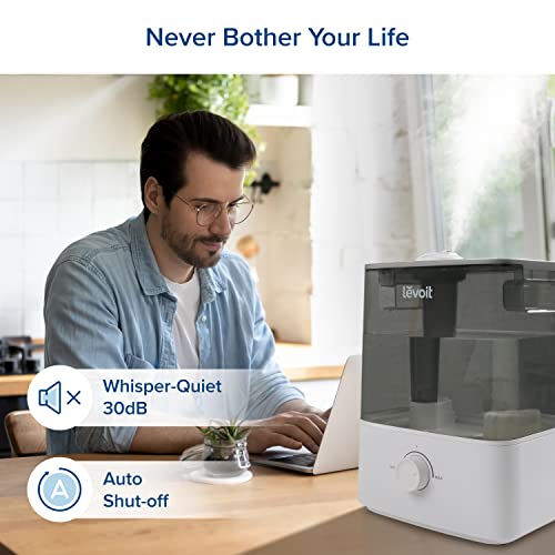 LEVOIT Classic300 Ultrasonic Top Fill Humidifier, Extra Large 6L Tank