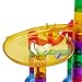 MarbleJungle Marble Run Mega Sets for Kids - Boys and Girls Educational STEM Building Game for Discovery and Learning - 106 Pieces (90 Maze Tracks + 16 Glass Marbles)
