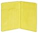 NapaWalli Leather Passport Holder Wallet Cover Case RFID Blocking Travel Wallet (nappa sunshine yellow)