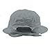 Womens 2in1 Wide Brim Summer Folding Anti-UV Golf Tennis Sun Visor Cap Beach Hat, Grey, OS