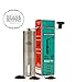 The Original Manual Coffee Grinder by Bean & Bistro - Adjustable Ceramic Burr, Stainless Steel Body, Portable