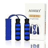Aoneky Kids Bearing Jump Rope with Comfort Handles, Light Skipping Rope for Women Exercise, Crossfit, Boxing, Workout and Fitness, Best Gifts for Children