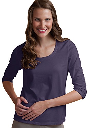 Neon Buddha Lola Tee 3/4 Sleeve Medium Dark Grey