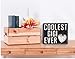 JennyGems Gigi Gifts, Coolest Gigi Ever Wooden Sign, Wall Hanging and Shelf Decor, Made in USA