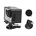 Luxebell Frame Border Mount Housing with Protective Lens Cover for Gopro Hero 4 3+ and 3 with Bacpac Screen or Battery (BacPac Compatible)