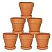 Terra Cotta Pots with Saucer- 6-Pack 4'' Clay Ceramic Pottery Planter Cactus Flower Pots Succulent Pot Drainage Hole- Great for Plants,Crafts,Wedding Favor Indoor/Outdoor Plant Crafts (4 inches) primary