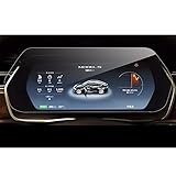 LFOTPP 12.3 Inch Instrument Panel Tempered Glass Screen Protector for Tesla Model S 2012-2017 & Model X 2016 2017, 60 60D 70 70D P85D 90D 100 P100D 75D P90D P100D