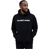 planet mode SignalMode Hoodie – Ultra-Soft 350 GSM Fleece Sweatshirt with Hidden Zip Pocket, Snap-Up Hood, Bold Logo Design