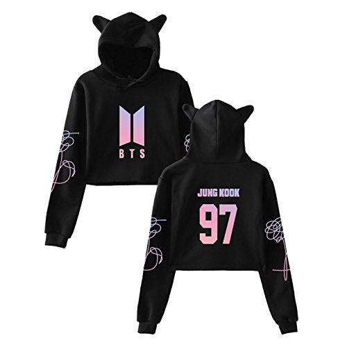 Kpop BTS Love Yourself Her Tear Hoodie Suga V Jin Jimin Sweater Jacket Pullove