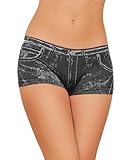 Sexy Booty Denim Design Seamless Chic Hot Low Rise Short Shorts