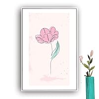 Framed Canvas Wall Art Picasso Poster Print of Woman Canvas Prints Home Artwork Decoration for Living Room,Bedroom - 16x24 inches