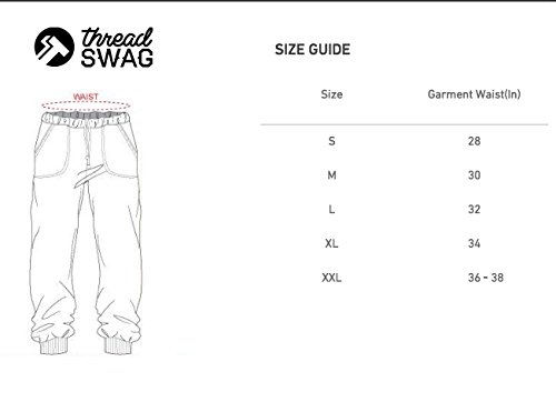 thread swag men&rsquo;s cotton lounge pants - black