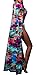 Lovaru Women's New Colorful Dyeing Bikini One Piece Swimsuit+Ponchos Cover Ups, Blue, X-Large