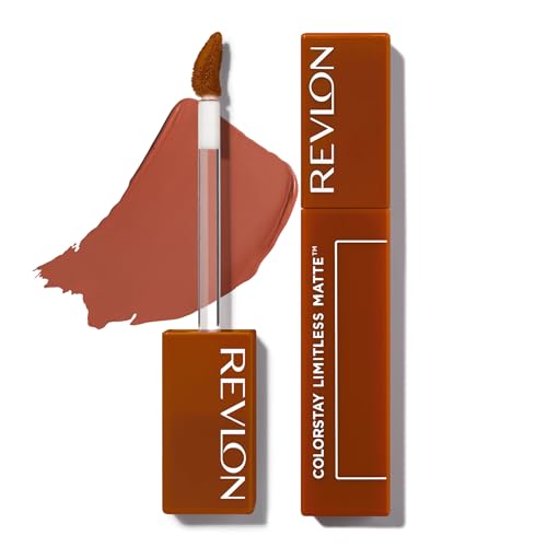 Revlon ColorStay Limitless Matter Lippenstift, vegane Formel, ohne Verschmieren, langer Halt, leicht und bequem, wasserfest, 004 Model Behavior, 5 ml