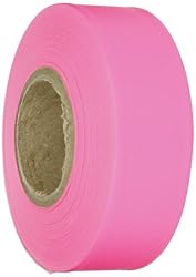 Brady Fluorescent Pink Flagging Tape for Boundaries