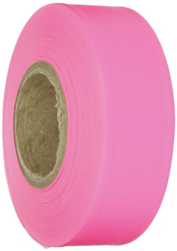 Brady Fluorescent Pink Flagging Tape for Boundaries