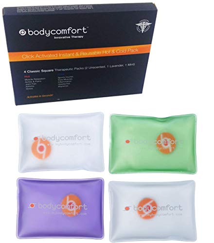 Body Comfort Click Activated Instant And Reusable Heat Packs Or