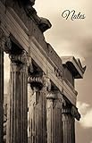Notes: Acropolis of Athens, Greece Blank Lined Notebook Journal College Ruled Small size 5x8 by East Meets West