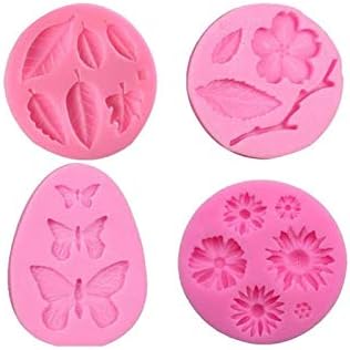 Amazon Com Flower Fondant Mold Hot Chocolate Mold Jelly Mold