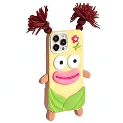 YAKVOOK Ugly Case for iPhone 14 Pro,Kawaii 3D