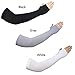AquaX Mild compression arm sleeves with thumb holes Sports armlet hand cover - 1 pair for UV Protection sun screen cooling cycling basketball running hiking golf volleyball outdoor sports