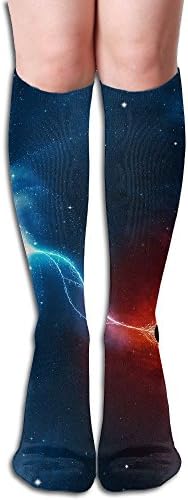 Beautiful-Galaxy-Space-Wallpaper-Dekstop-Mobile-Free-Images-02983878474 Big Girls/Women Cute 3D Pattern Knee High Socks Compression Socks