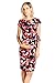 LaClef Women's Cap Sleeve Maternity Dress with Adjustable Side Tie