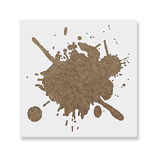 Blood Splatter Stencil Template - Reusable Stencil with Multiple Sizes Available
