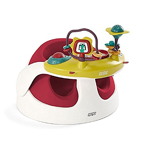 Mamas and papas baby snug and activity tray, soft rust