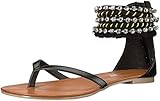 Report Women's Gentry Flat Sandal, Black, 8 M US