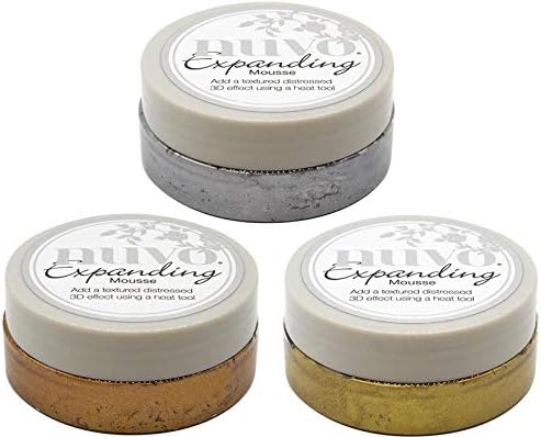 Nuvo Expanding Mousse - Tuscan Gold, Grey Matter and Mustard Seed