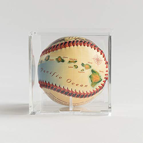 Ideal Swan Baseball Display Case, Acrylic Square Baseball Golf Tennis Ball Transparent Case Holder for Souvenir Storage Box Holder Protection Dust-Proof, Square - Thumbnail 2