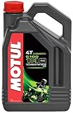 Motul 104068 5100 10W-40 4T Synthetic Blend Engine Oil, 4-Liters