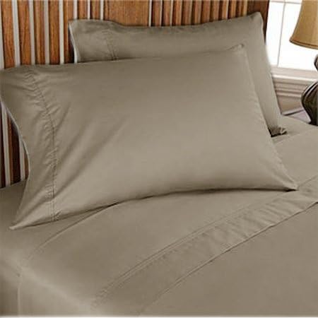 500 TC Deluxe Ultra Soft Silky 100% Egyptian cotton Elegant Fitted Sheet 500 THREAD COUNT Twin Moss solid