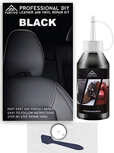 Amazon Com Black Leather And Vinyl Repair Kit Furniture Couch Car Seats Sofa Jacket Purse Belt Shoes Genuine Italian Bonded Bycast Pu Pleather No Heat Required Repair Restore Automotive