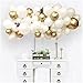 100 Pcs Chrome Pearl White & Metallic Gold Latex Balloons Arch & Garland Kit for Wedding, Baby Shower Party Decorations