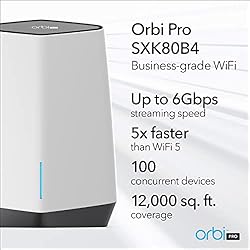 NETGEAR Orbi Pro WiFi 6 Tri-Band Mesh System