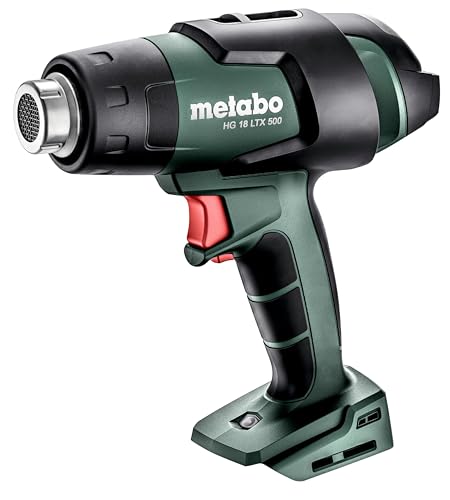 metabo HG 18 LTX 500 Pistola de Aire Caliente a Batería, Decapador 18 V