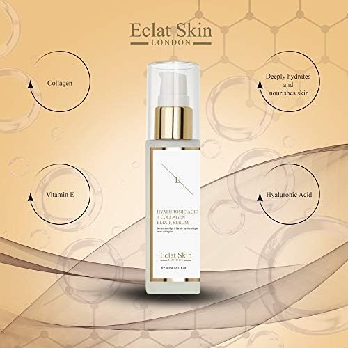 eclat skin hyaluronic acid & collagen serum 60ml