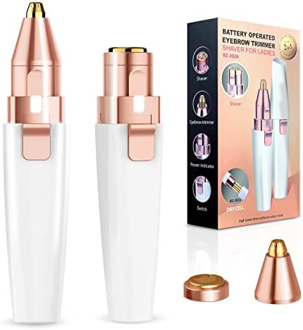 Supwell Facial Hair Remover for Women & Eyebrow Trimmer, 2 in 1 ...