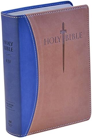 Holy Bible: King James Version, Blue/Tan Ultrasoft, Personal Size, Sword Study Bible