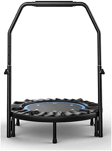 Suge アジャスタブルアームレスト付き折り畳み式フィットネスワークアウトミニリバウンダートランポリン 大人 子供屋内40インチのミニトランポリン 最大荷重0kgインドアトランポリン Candchipiona Com