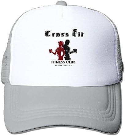 Fjwriog Fitness Club Family Vintage Adjustable Baseball Cap Ash